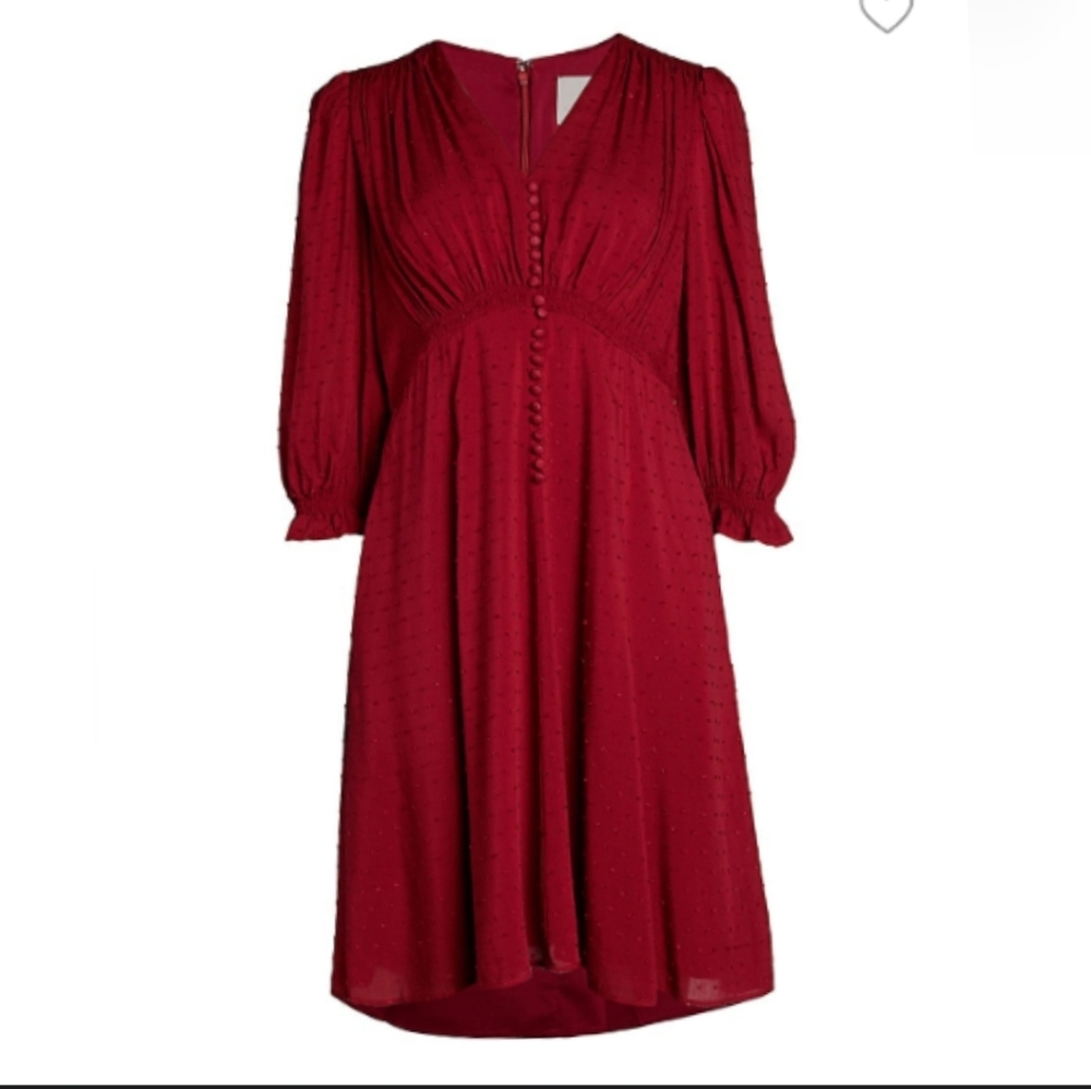 Girl Meets Glam Aline Smocked Shoulder Dress